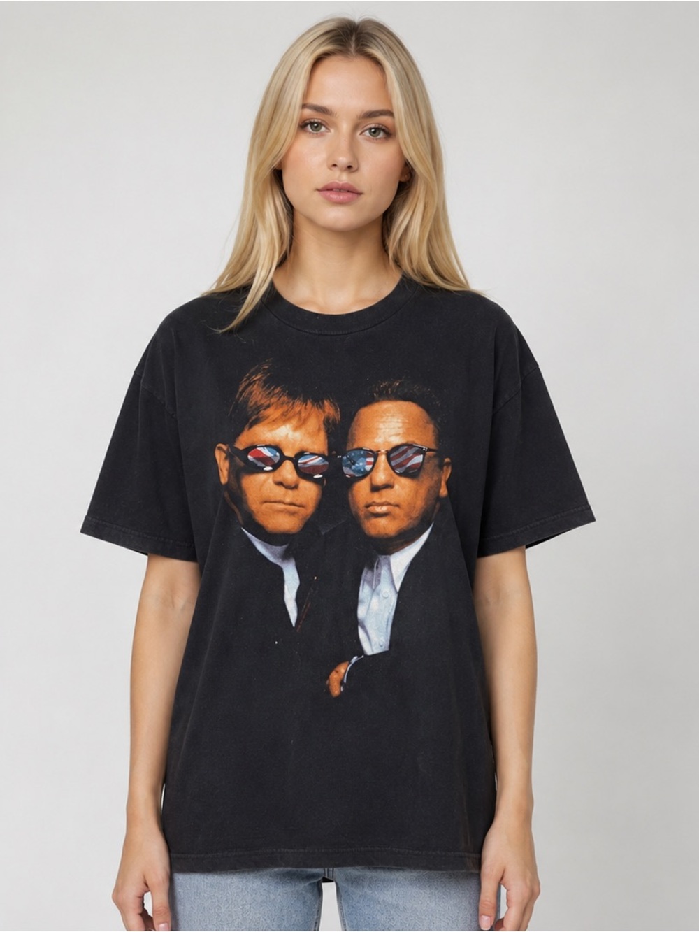 Vintage Elton John & Billy Joel Face to Face Summer of '94 Tour TShirt Unisex XL